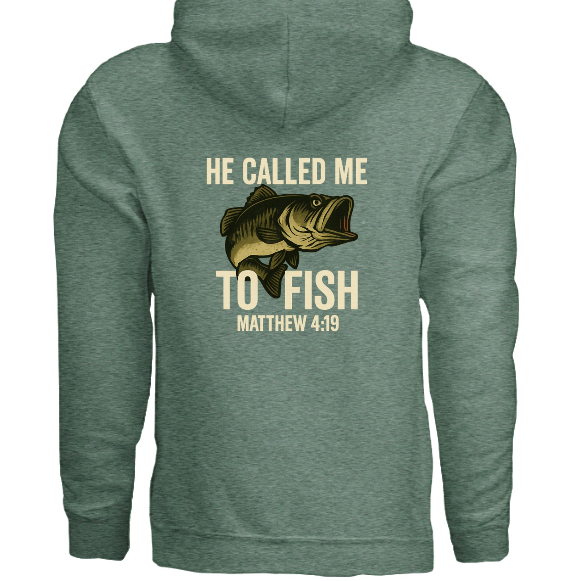 Heather Sport Dark Green - BACK