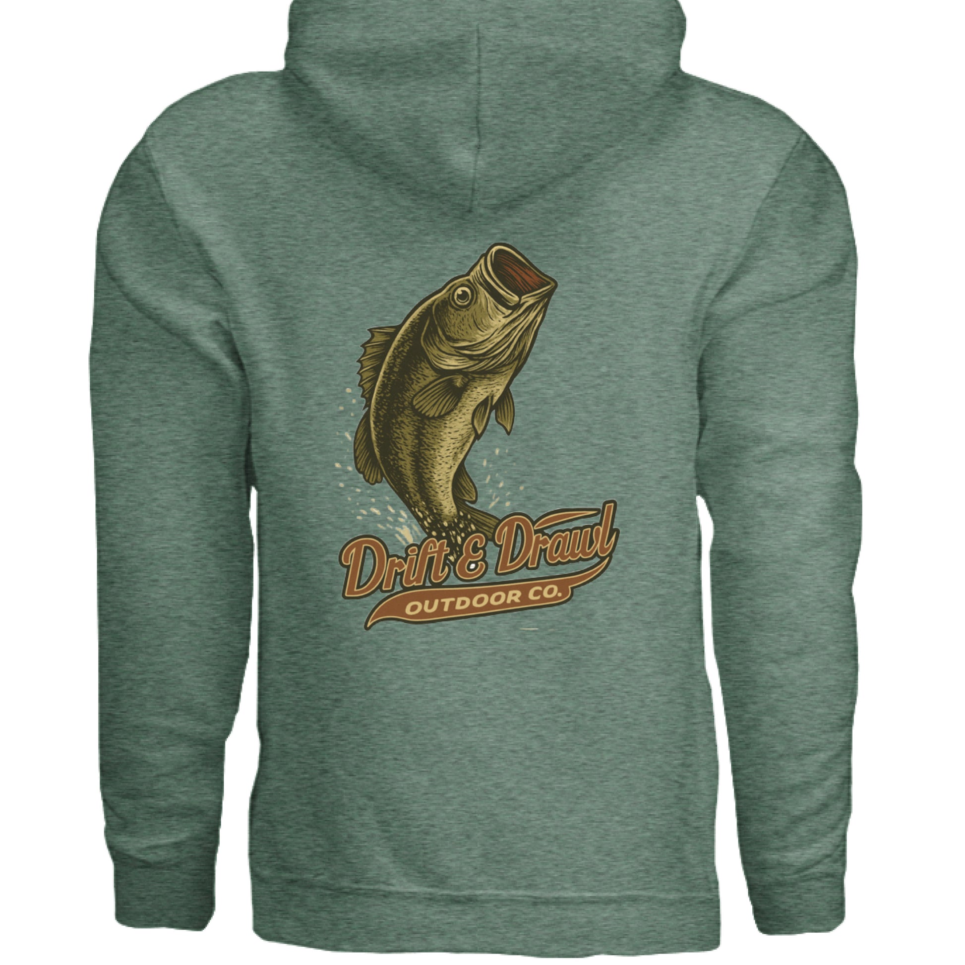 Heather Sport Dark Green - BACK