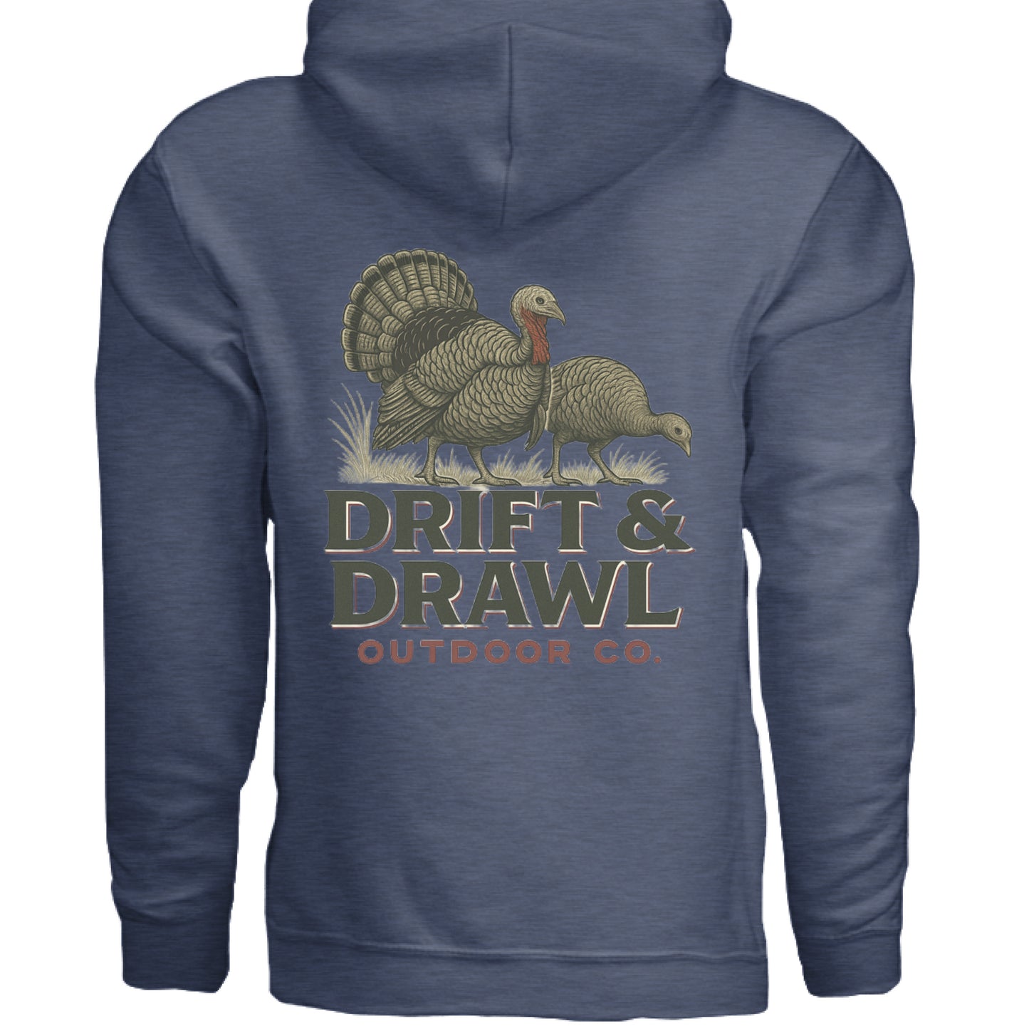 Heather Sport Dark Navy - BACK