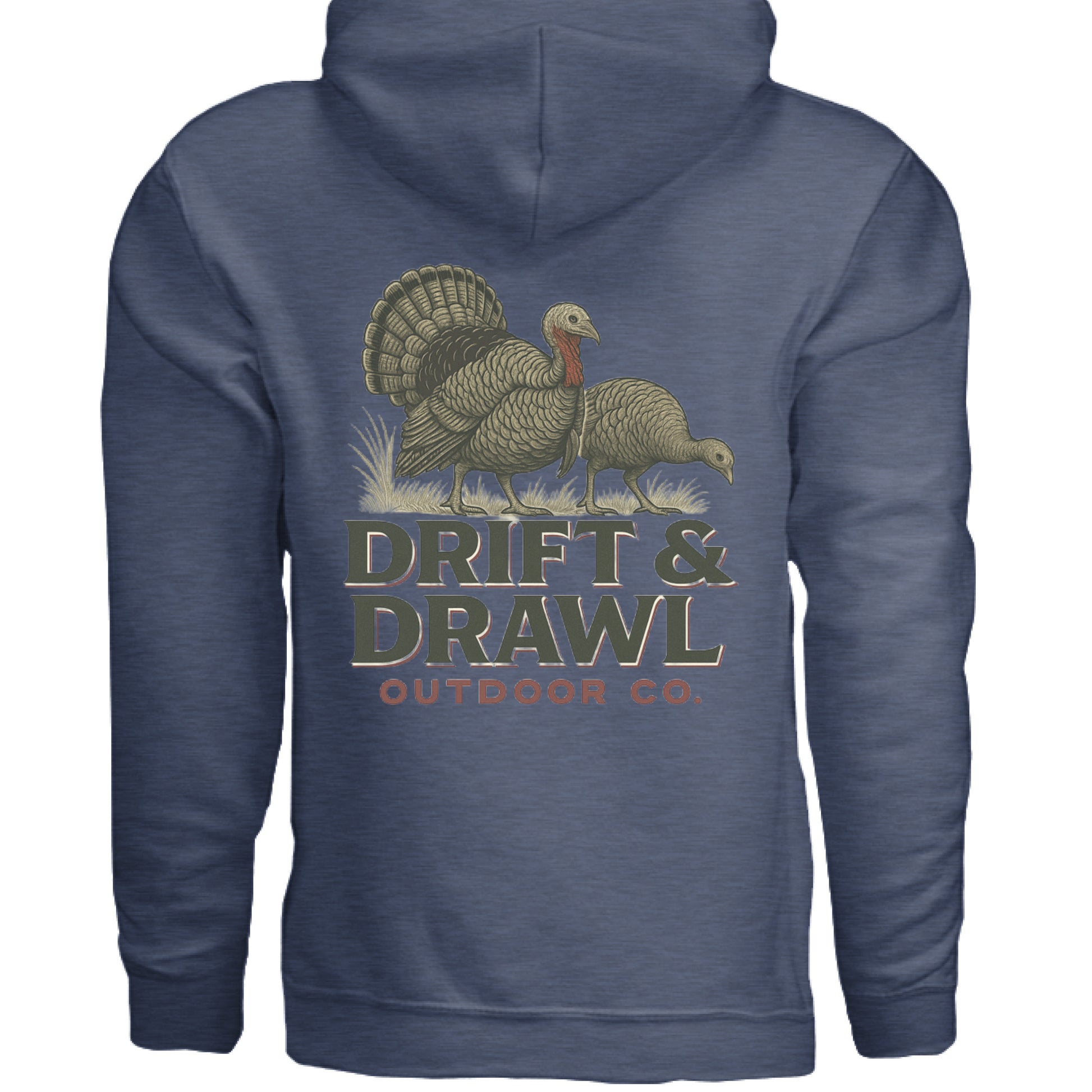 Heather Sport Dark Navy - BACK