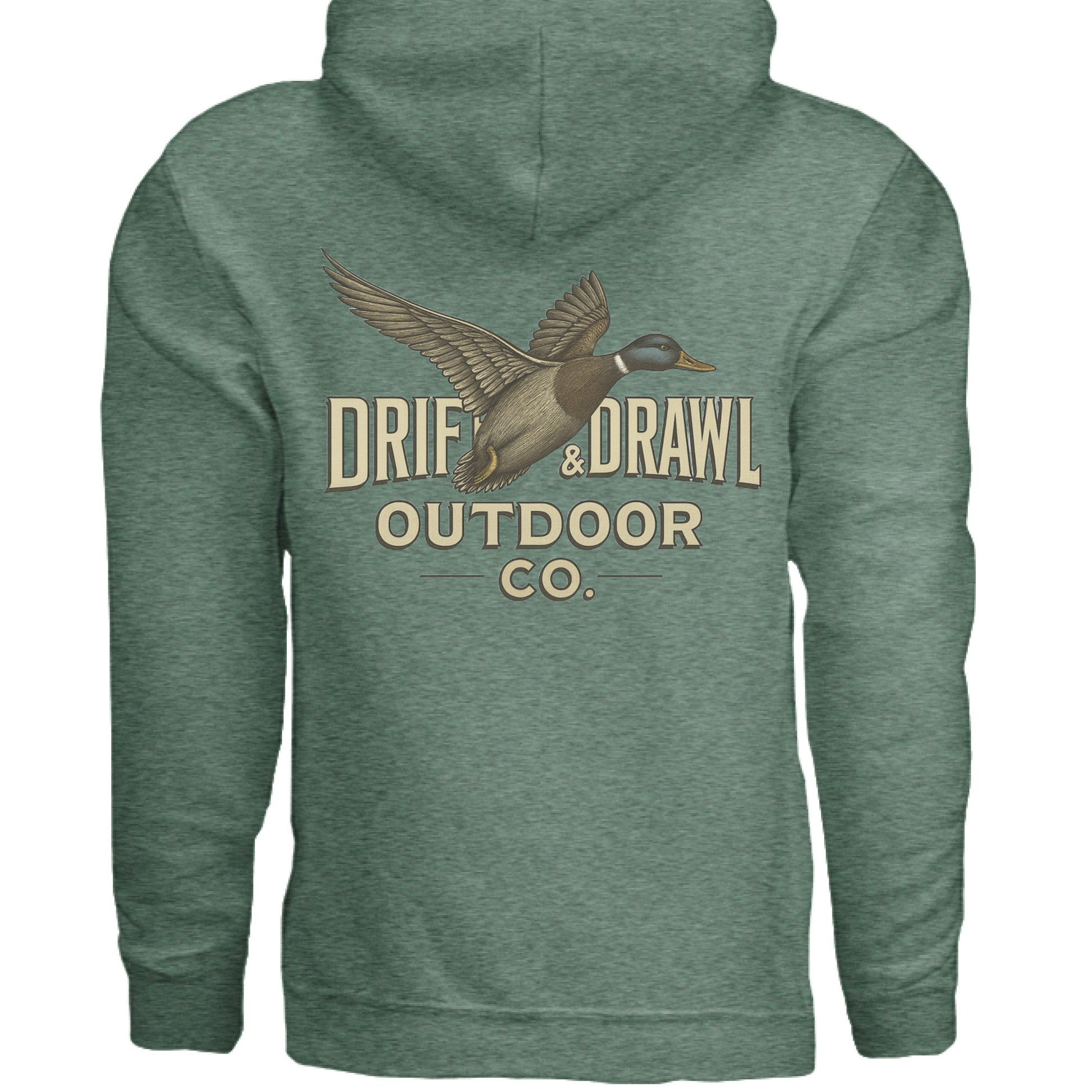 Heather Sport Dark Green - BACK