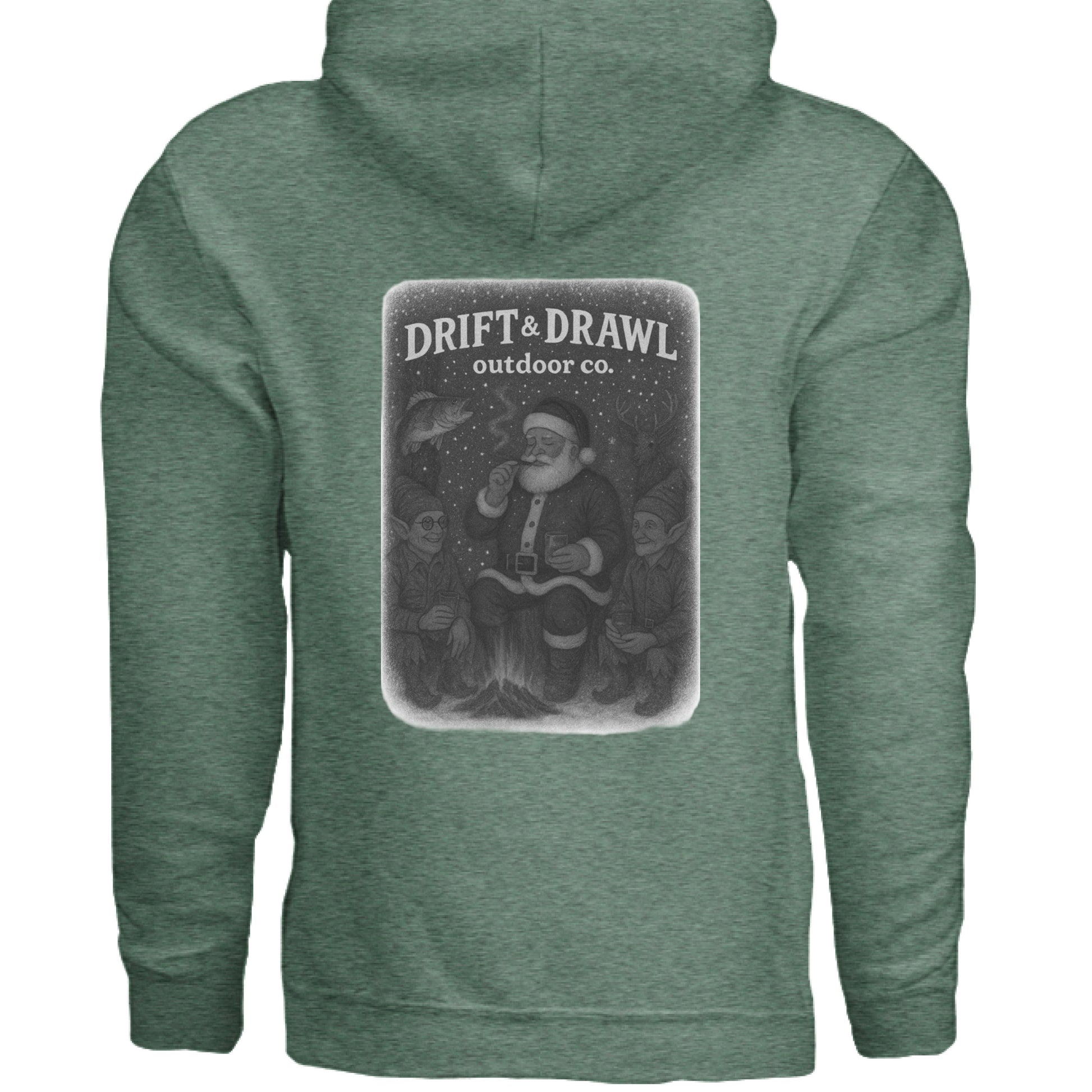 Heather Sport Dark Green - BACK